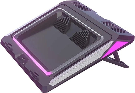 Ventilatore Laptop a Doppia Ventola per Laptop Gaming da 14 a 17 Pollici con Filtro in Tessuto e Altezza Regolabile