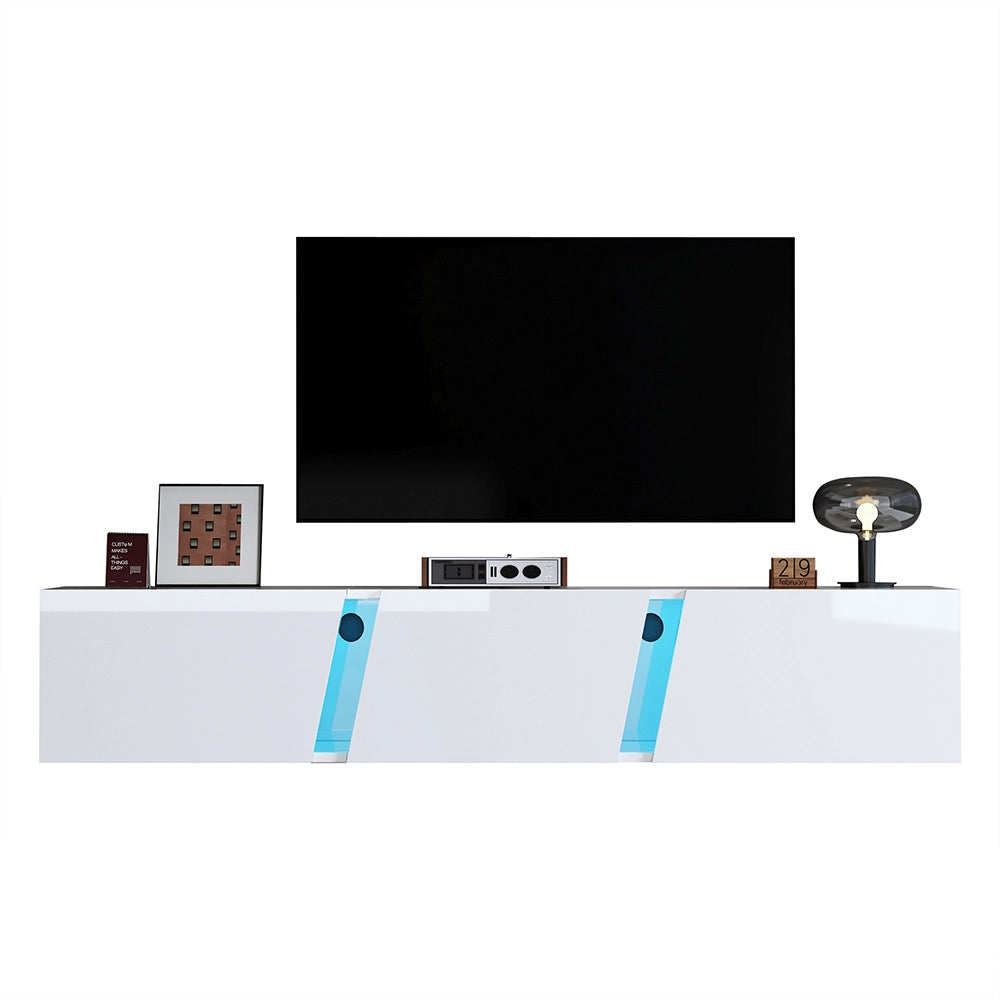 Mobile TV a murale - Xylo - 180x35x30cm LED 3 porte per 75"