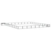 Recinto per cani 36 pannelli 100 x 50 cm acciaio verniciato a polvere nero 02_0043632