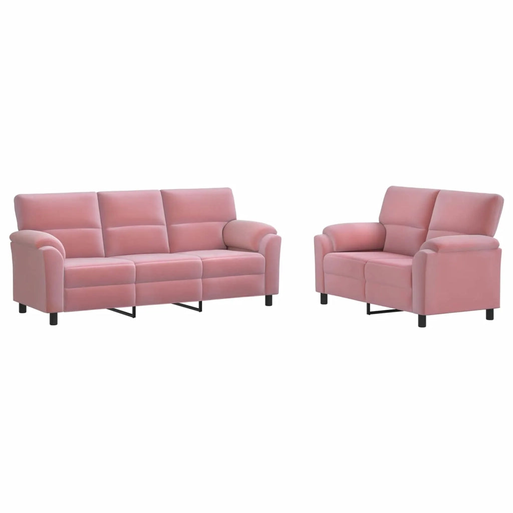 Set di divani 2 pcs Rosa Velluto 3430494