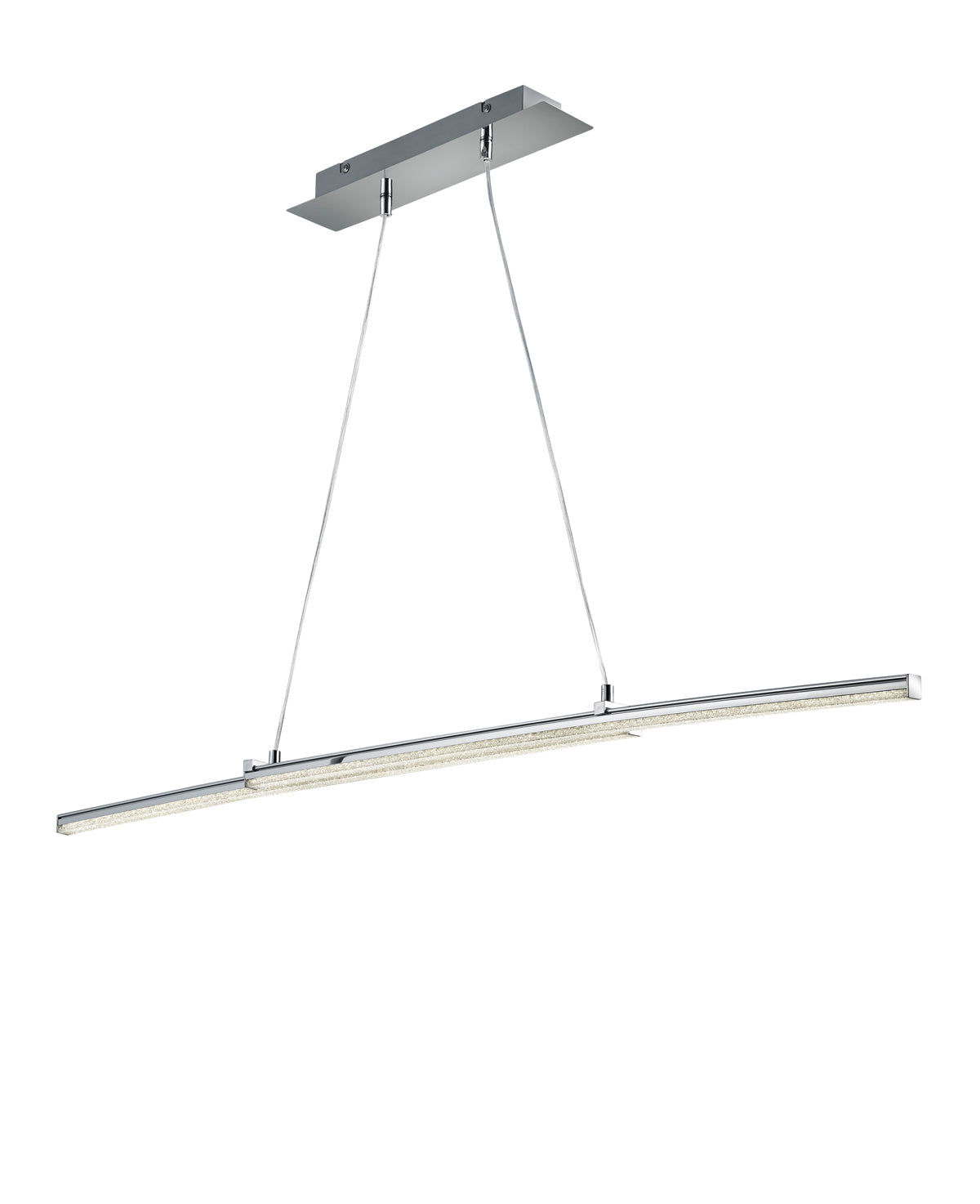 Lampada a Sospensione da Interno a LED in Metallo Cromo