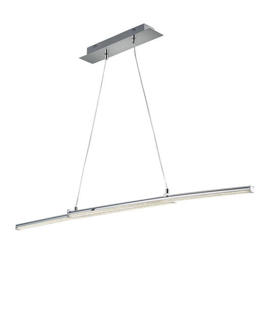 Lampada a Sospensione da Interno a LED in Metallo Cromo