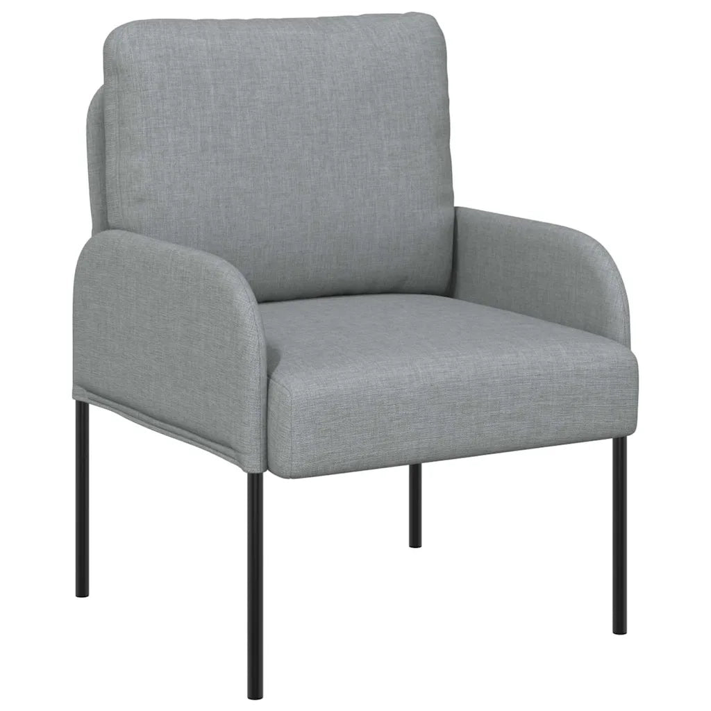 Divani con cuscino 55cm Grigio chiaro Legno compensato
