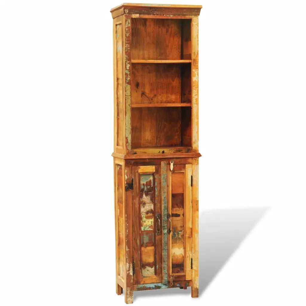 Libreria in Legno Massello di Recupero Vintage 241433