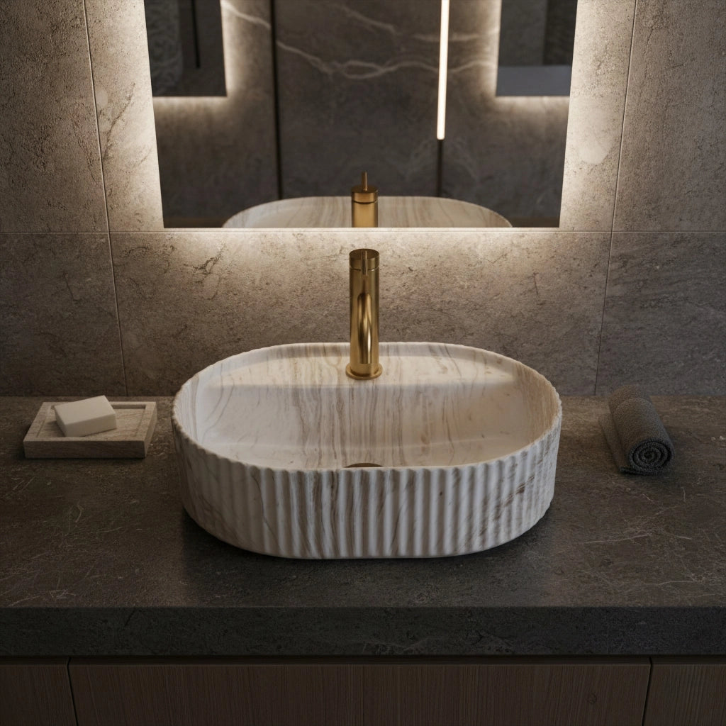 Lavabo Da Appoggio Rea Marcela 50 Kallisto