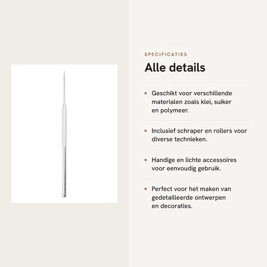 Set di attrezzi in gesso 13 pezzi - Rullo di gesso - Piattaforma acrilica - Mulinelli rotondi - Spazzola in plastica - Lame in acciaio inossidabile