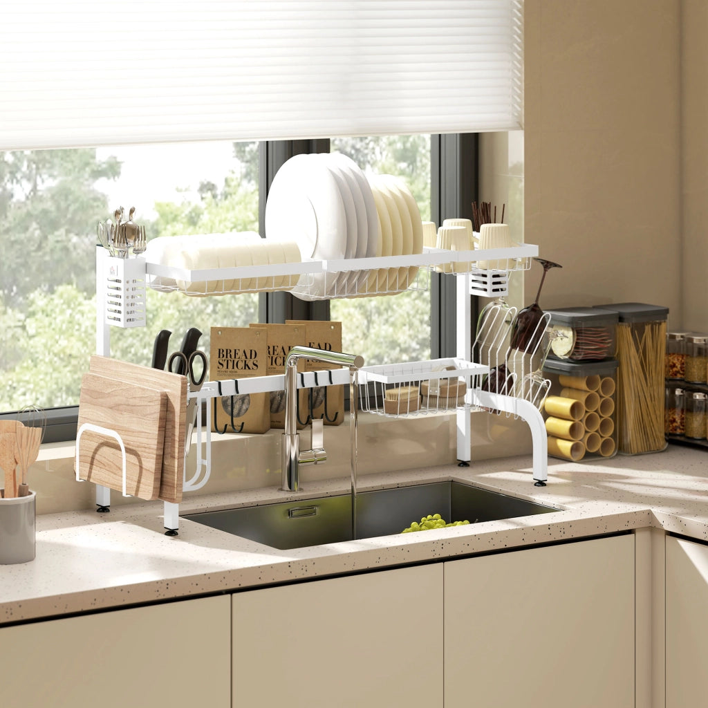 Tavolo da cucina ¨C Zephmum ¨C Bianco 100x30x54,5cm