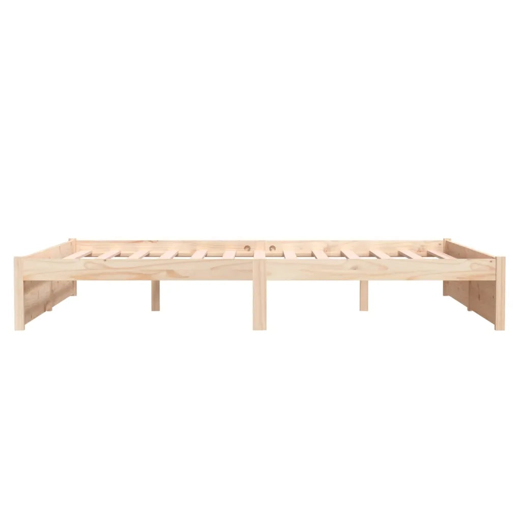 Giroletto-Struttura Letto in Legno Massello 150x200 cm King Size 600376