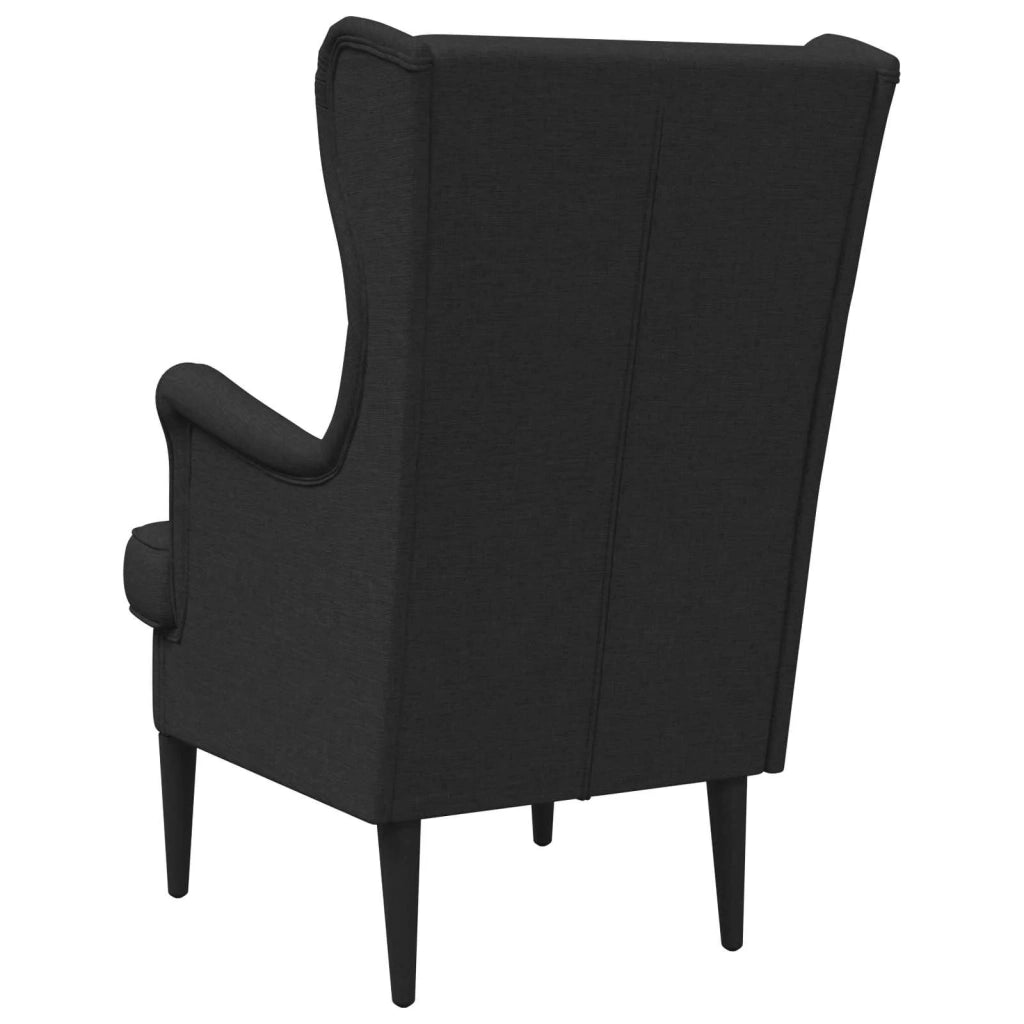 Divano Sedia-Poltrona-Poltroncina Nero Tessuto 206471