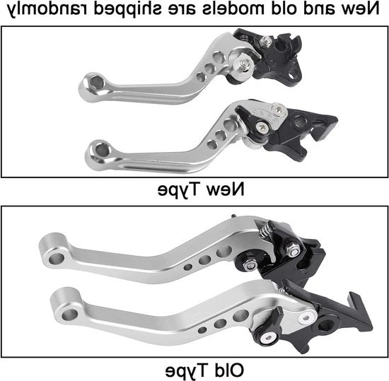 Componenti di Connessione per Motocicletta 2 pezzi 22mm 7-8" Fusto in Alluminio CNC Manubrio di Trasmissione Pedale di Fermata Oreficeria per Motocicletta Universale (argentato) per CB 500 F.