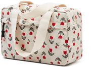 Borsa Grande in Corduroy per Bagno per Donne Borsa Grande per Donne in Corduroy per Bagno per Ragazze in Viaggio