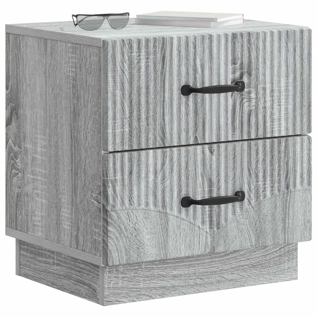 Armadio da Notte con cassetto Grigio Sonoma 43 x 34,5 x 44,5 cm 895227