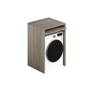 Coprilavatrice in legno ripiano estraibile 71x65x105 colore olmo