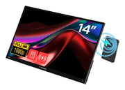 Verbatim 32088 TV e monitor portatile Nero 35,6 cm (14") LED 1920 x 1080 Pixel