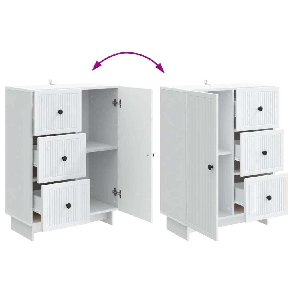 Credenza Bianco 66 x 34,5 x 90 cm Legno ingegnerizzato 893935