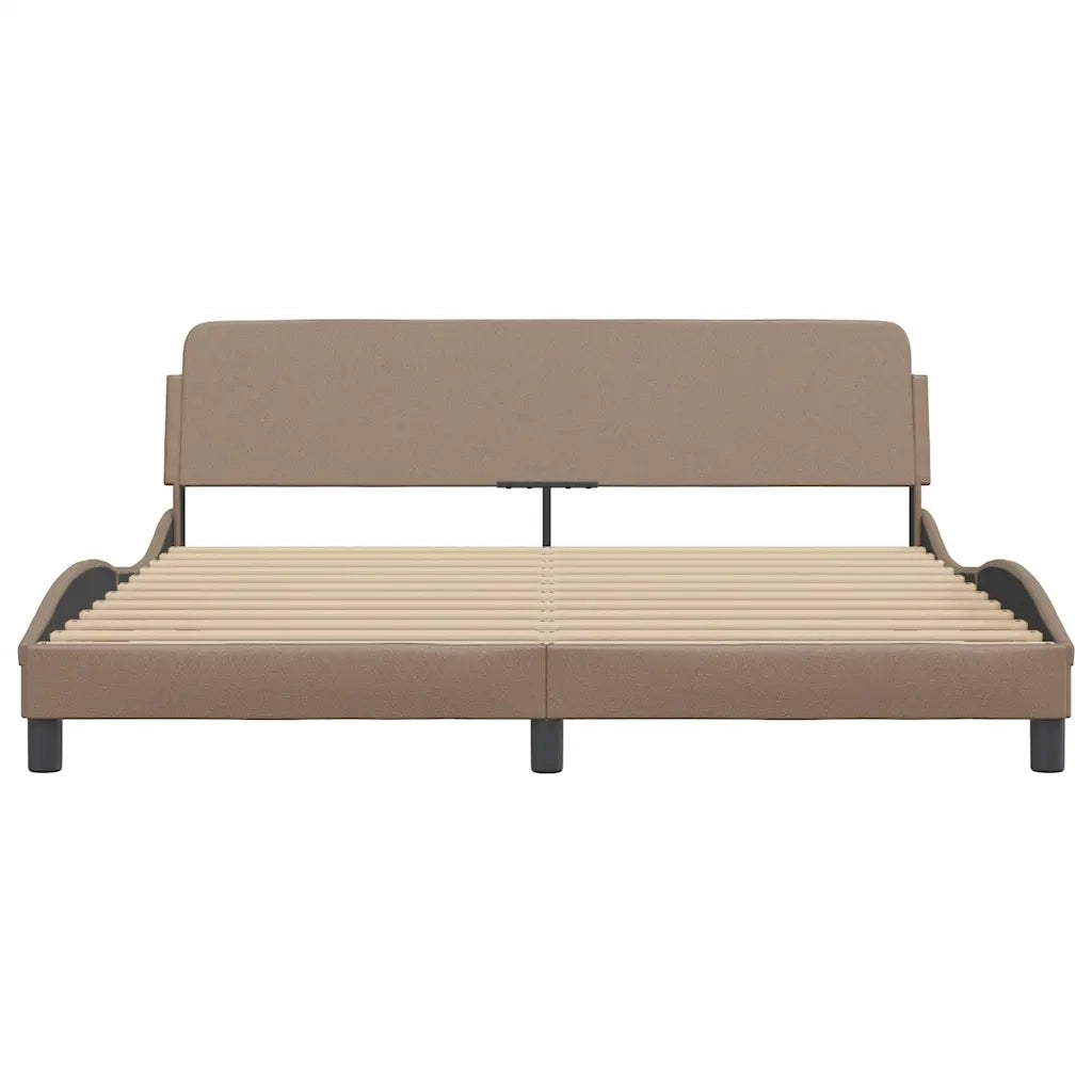 Giroletto Dover Cappuccino 180x200 cm in Similpelle 373242