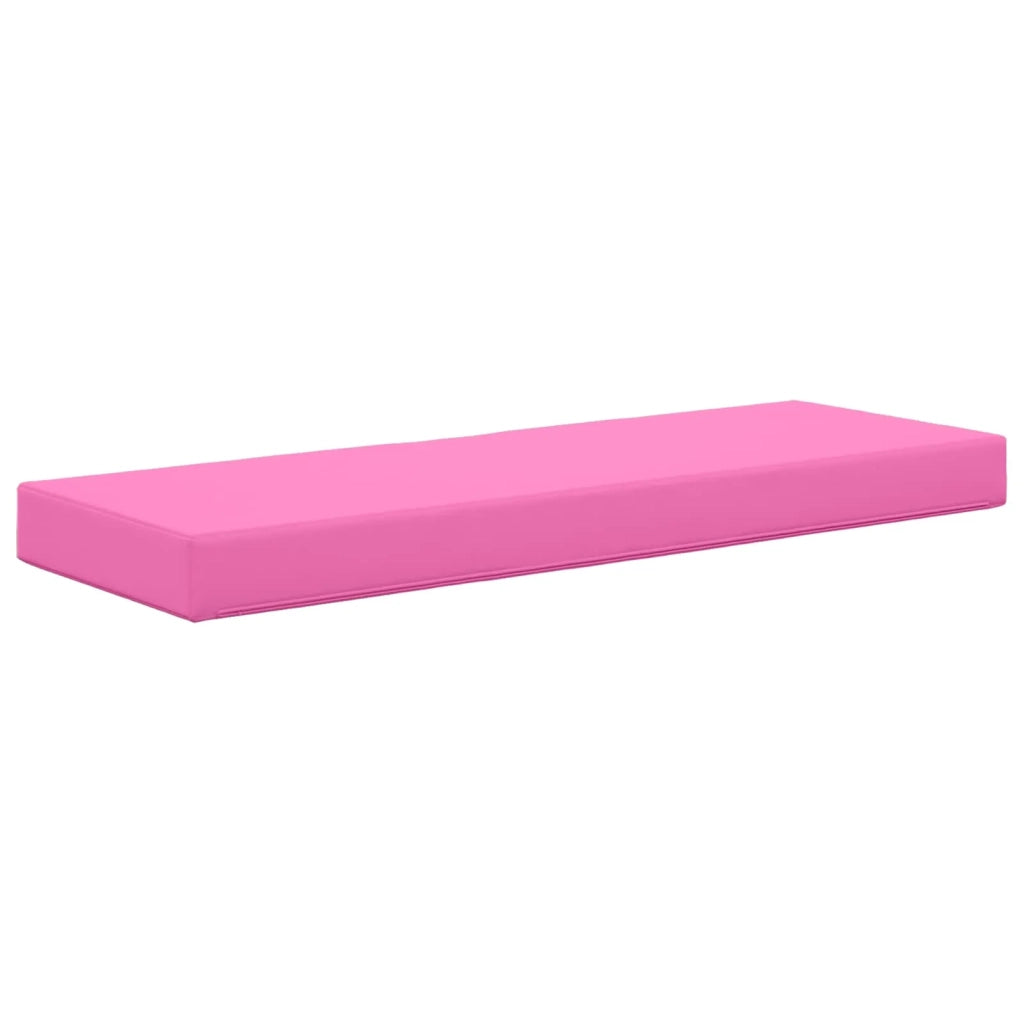 Cuscino da Sedia Esterno Rosa 111,5 x 40 x 8 cm 100% Poliestere