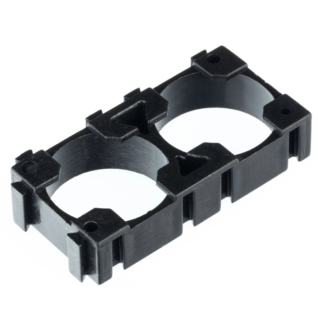 Custodia per Batterie 1x2 per 2 Celle 18650 – Plastica di Alta Qualità | Configurazione Flessibile