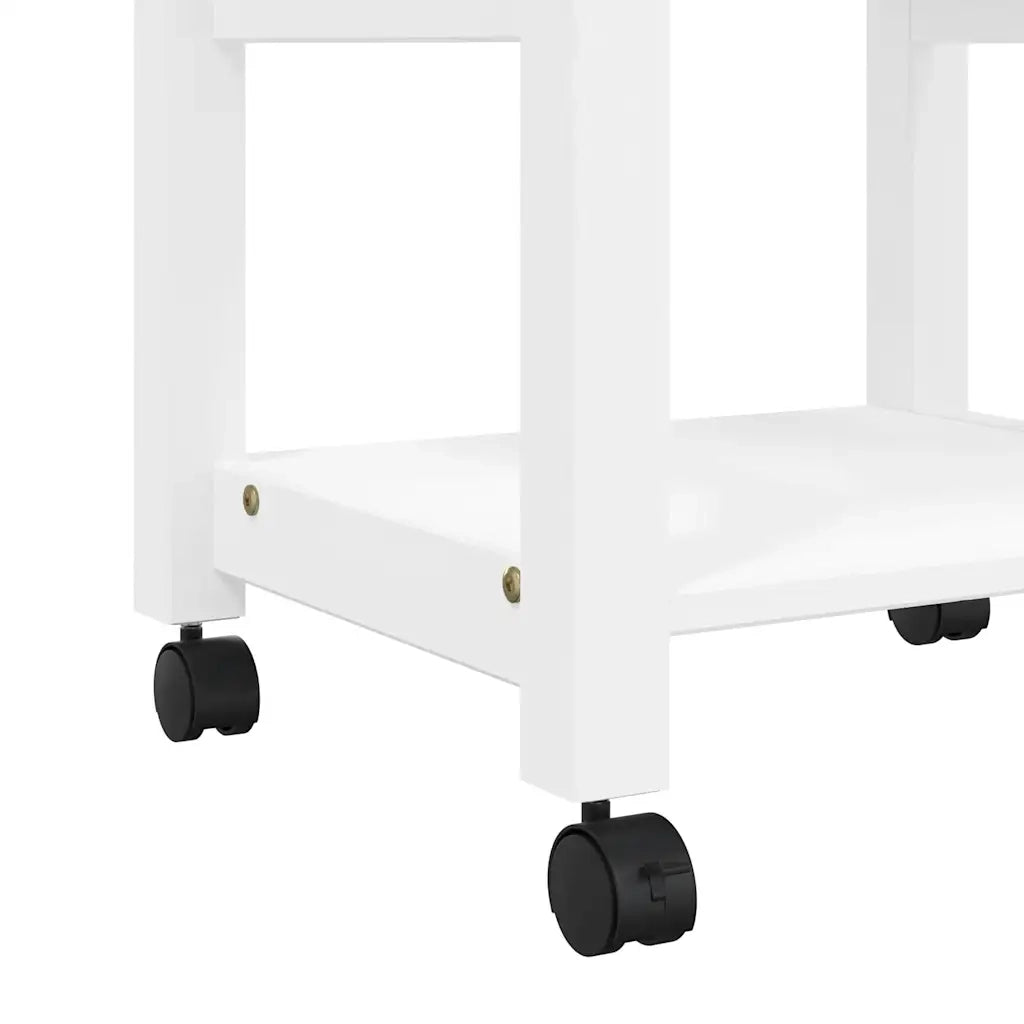 Carrello da Cucina-Scaffale per Cucina MONZA 48x40x88,5 cm in Legno Massello di Pino 733960