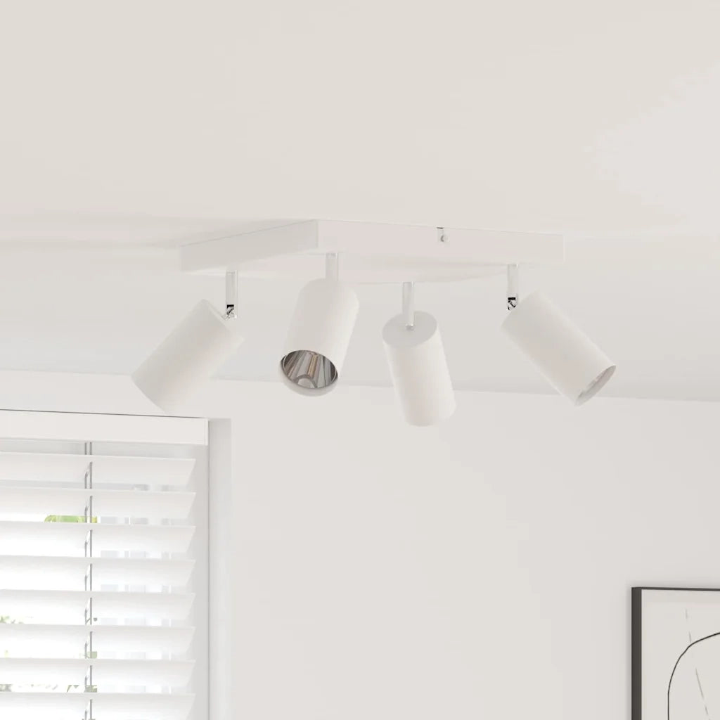 Faretto da soffitto Bianco 26 x 26 x 16 cm Metallo CFW8403060