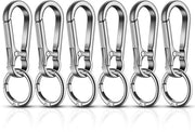 6 pezzi di ganci per chiave, metallo, gancio rimovibile, piccolo gancio per chiavi, per zaini, campeggio, viaggi