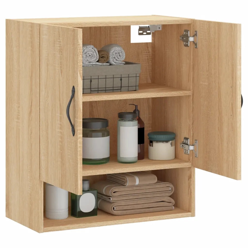 Armadietto a Muro Rovere Sonoma 60x31x70 cm Legno Multistrato 829903