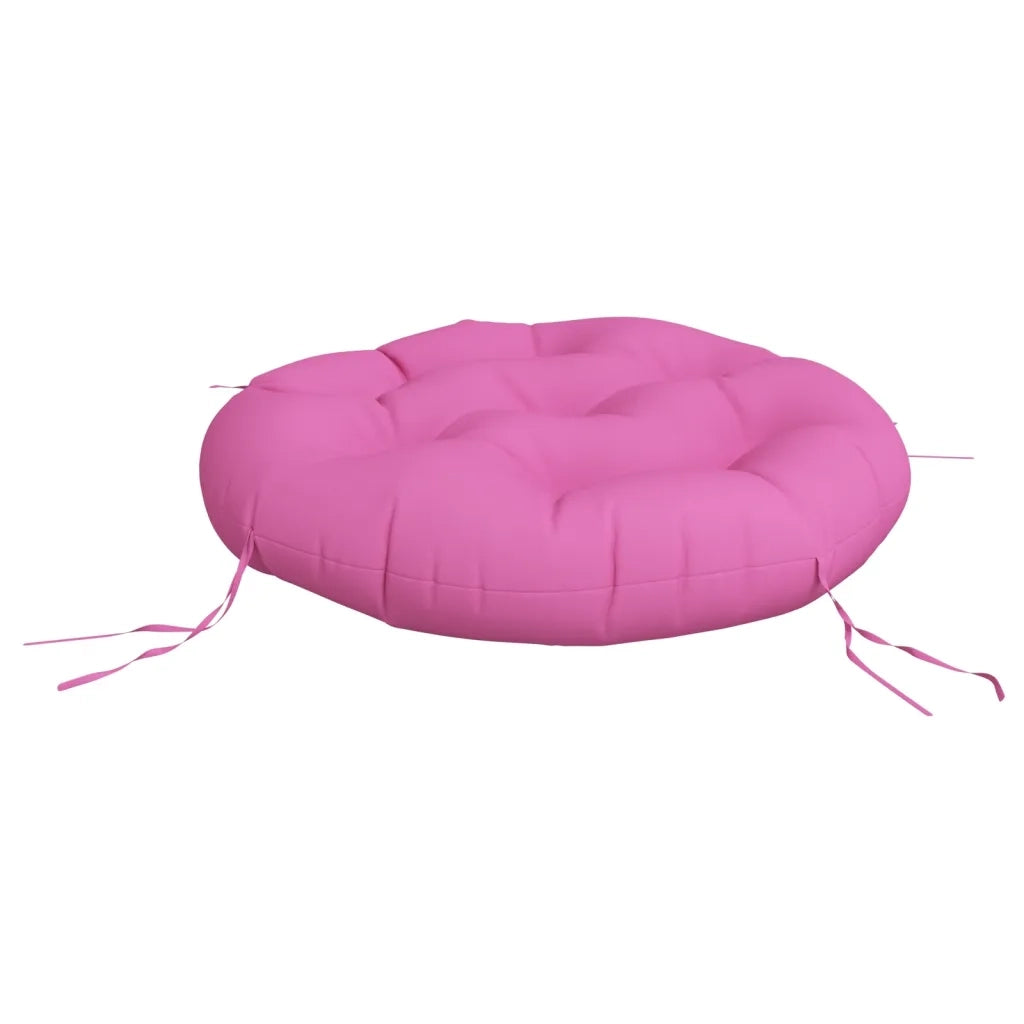Cuscino Rotondo Rosa Ø 60x11 cm in Tessuto Oxford 361960