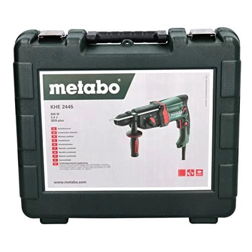 Metabo 601709500 KHE 2445 Martello Combinato SDS-plus 800 W 2,4 J 4800 bpm colore Nero Verde Rosso