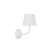Ai Lati Poldina Lampada da Parete 230V LED 5.4W 2700K 446lm IP54, Struttura in Alluminio Pressofuuso Verniciato Bianco, Design Minimalista Moderno