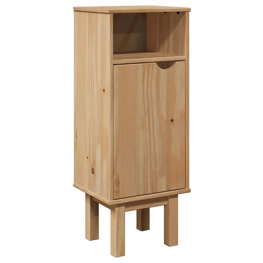 Mobile da Bagno OTTA 35x30x55 cm in Legno Massello di Pino