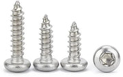 Viti Torx in acciaio inossidabile 304, 4 x 20 mm, 100 pezzi, autoalimentanti per lavorazione del legno
