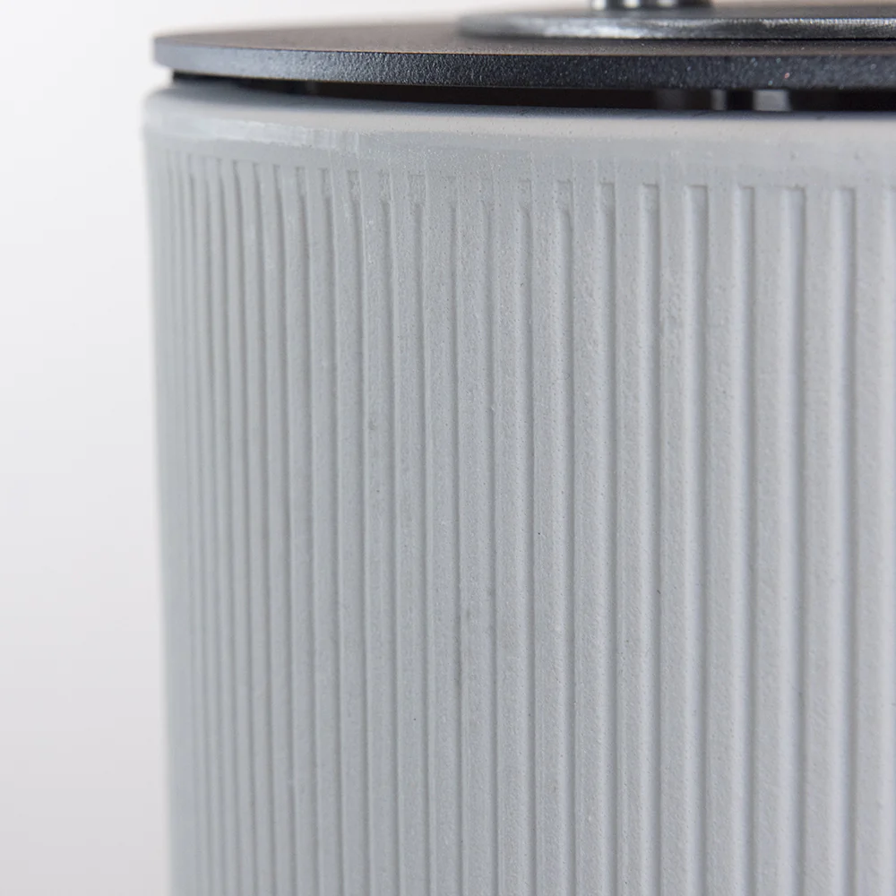 Camino a Bioetanolo Braciere da Pavimento Ø36xh56 cm per Interno ed Esterno Modigliani Bianco Perla