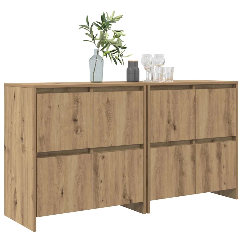 Sideboards 2 pcs rovere artigianale 70 x 41 x 75 cm