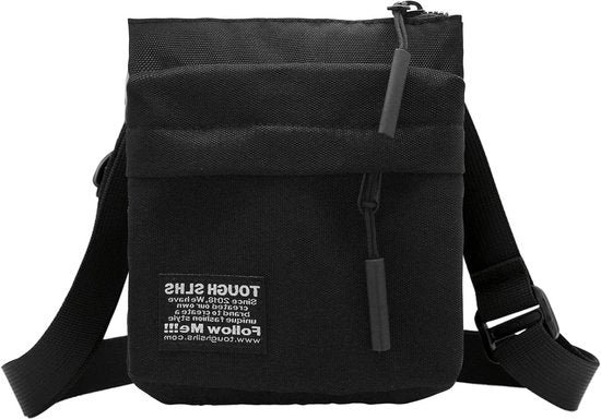 Borsa da uomo con doppia tasca 7x6 pollici con chiusura a cerniera - Borsa da spalla per portafoglio - Borsa sling mini - Zaino in nylon impermeabile 

 Specifiche tecniche: 
 7x6 pollici 
 Nylon impermeabile