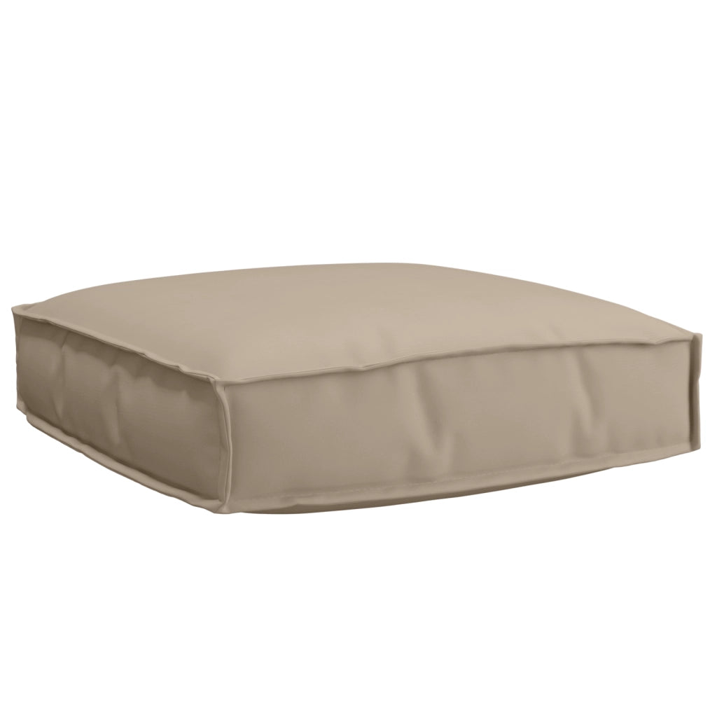 Cuscino per Pallet per Seduta Tortora 60x60x12 cm Tessuto Oxford