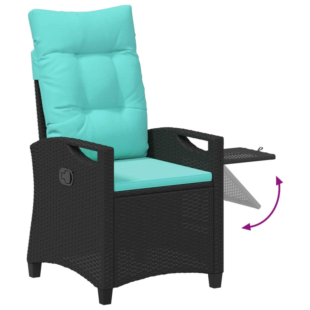 Sedia da giardino reclinabile 56 x 60 x 112 cm acciaio