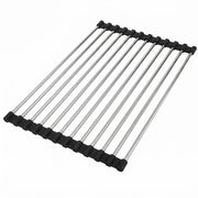 Scolapiatti Arrotolabile Per Lavello Rea P12298 Black