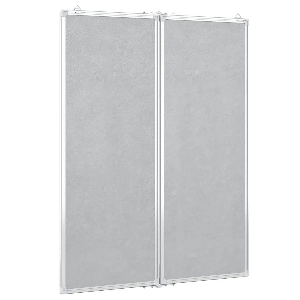 Lavagna Magnetica Pieghevole 80x100x1,7 cm in Alluminio