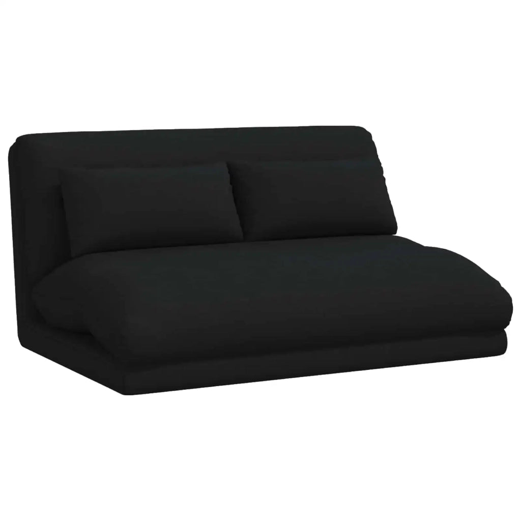 Sedia da Pavimento Nero 110 x 82 x 55 cm Tessuto 42028204