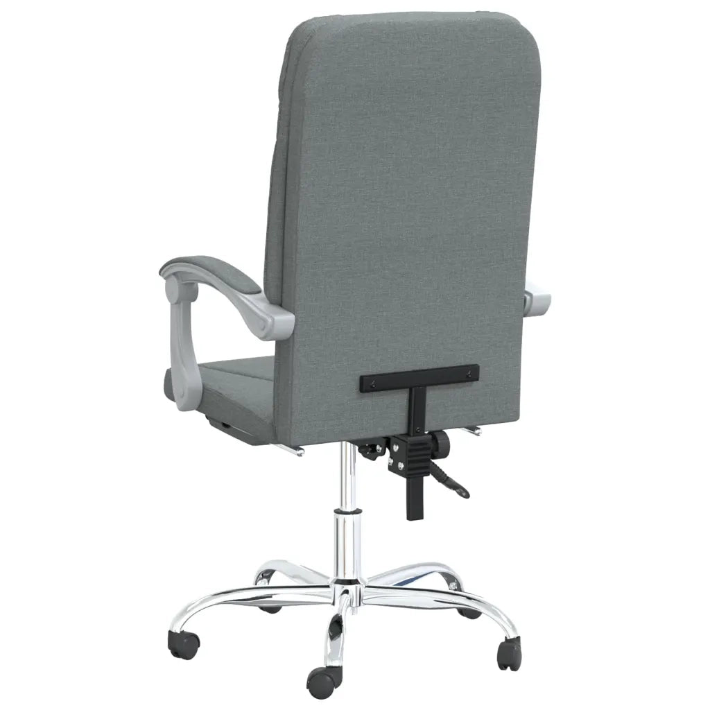 Sedia da Ufficio Reclinabile Grigio Scuro in Tessuto cod mxl 60356