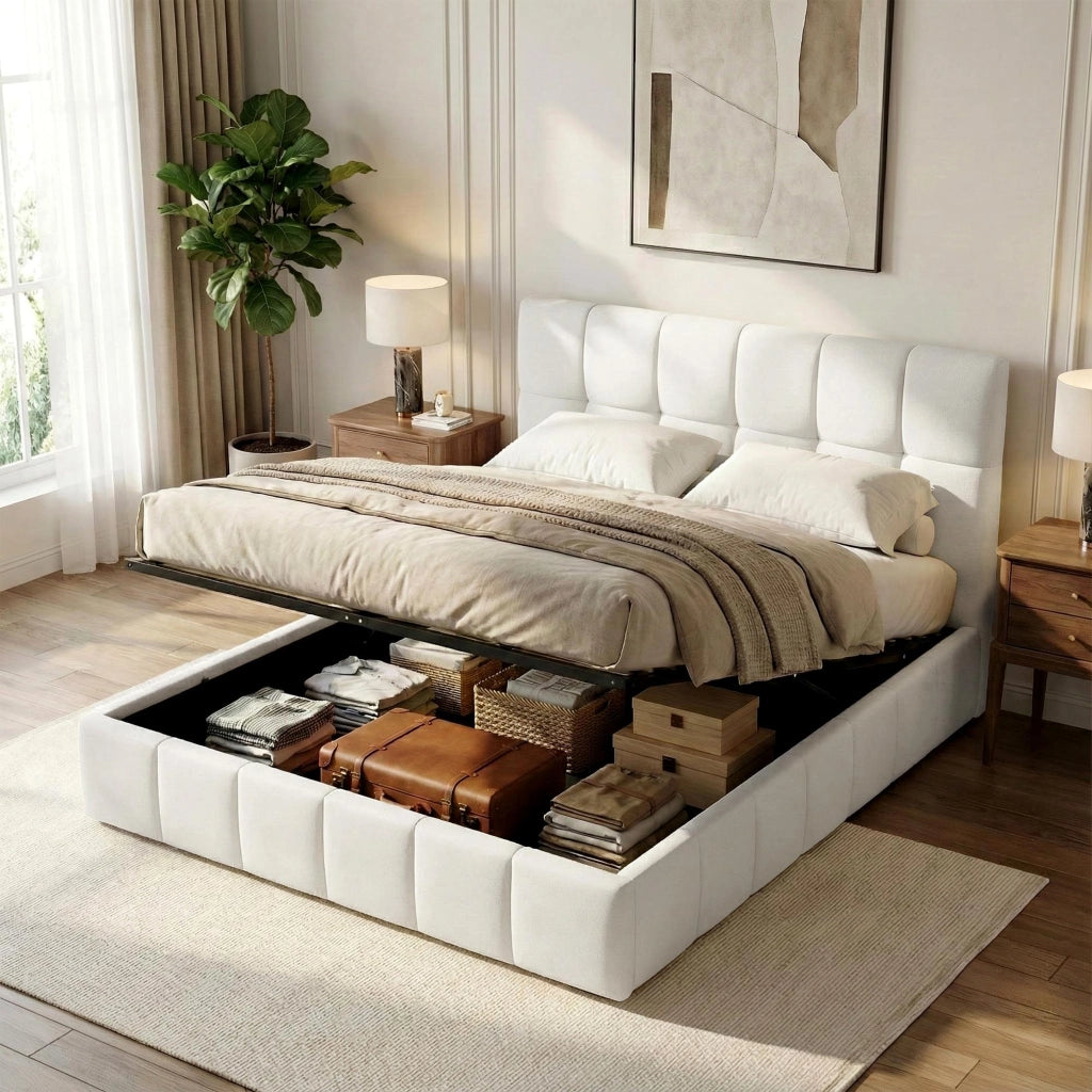 Letto Ladia tessuto 160x200 cm 2