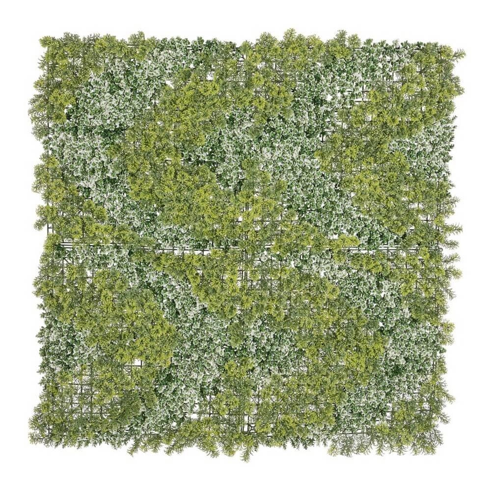Parete Sintetica Resina Verde da Esterno 100x100 cm - VIONYX