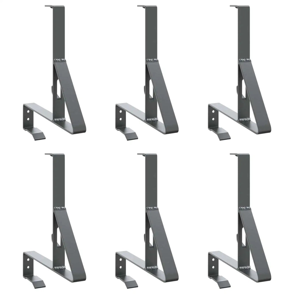 Supporto per guardia della neve 6 pz Antracite Acciaio CFW5981585