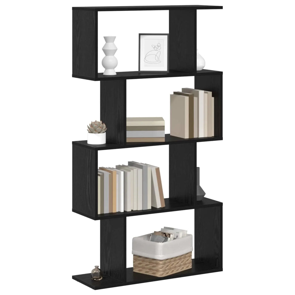 Armadio per Libri Rovere Nero 70 x 24 x 129 cm 879670