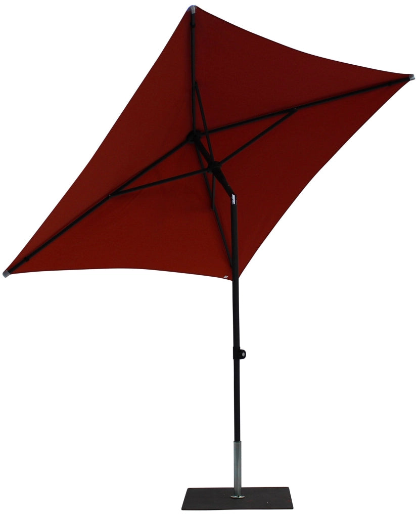 Ombrellone da Giardino 2x2 m Palo Ø38 mm in Alluminio Tessuto Olefin Trend Terracotta