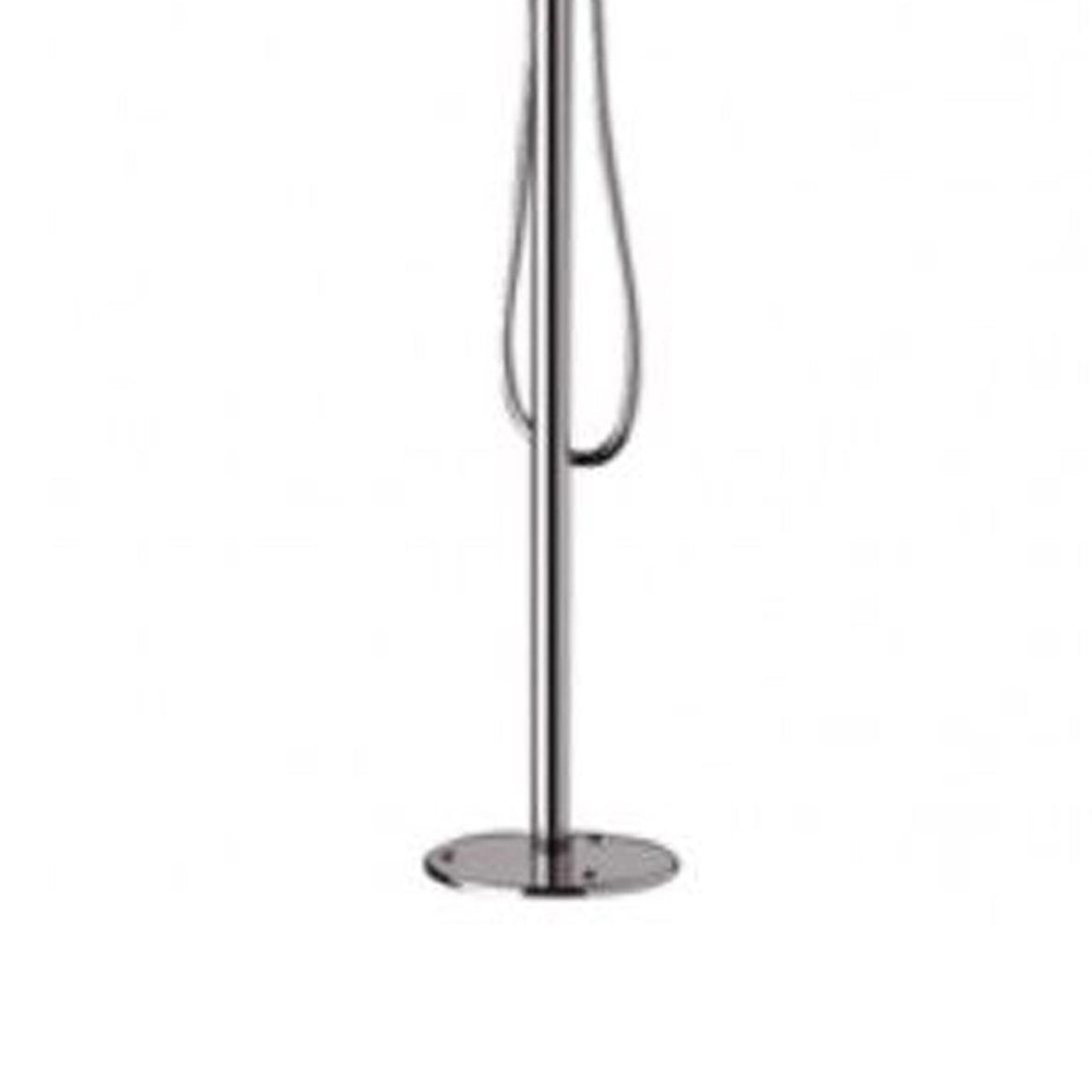 Colonna piscina free-standing minimal con miscelatore acqua calda-fredda