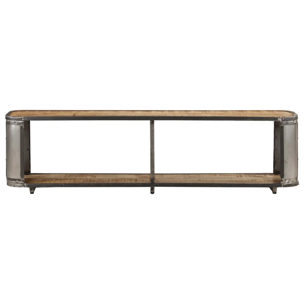 Mobile Porta TV 150x30x40 cm in Legno Massello di Mango 321958