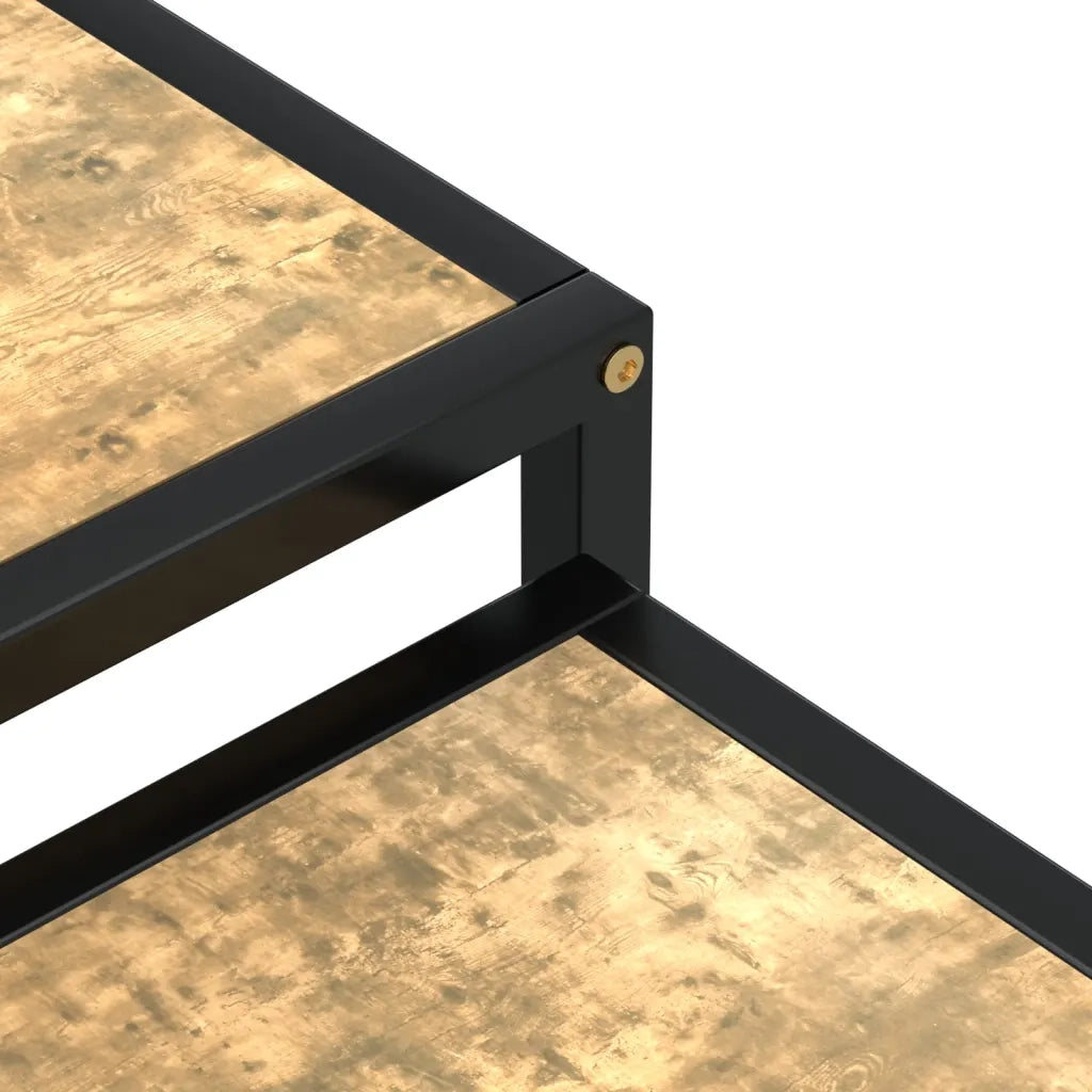 Tavolini 2 pz in MDF Neri e Gialli cod mxl 7141