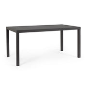 Tavolo hilde 150x80x75h cm antracite da esterno bizzotto