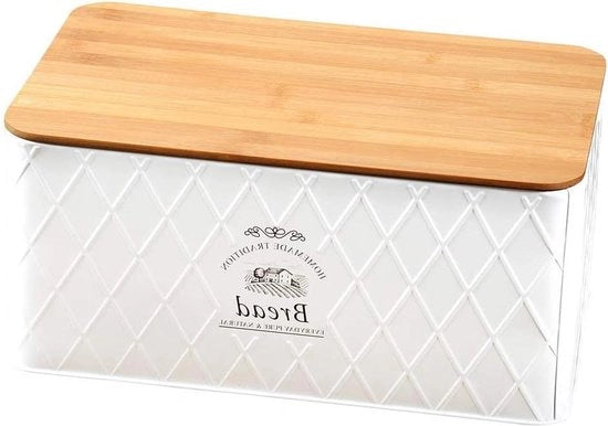 Contenitore per pane Landhuis - Contenitore per pane grande da 32 x 15 x 21 cm
